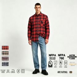 FR PLAID WORK SHIRT