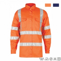HI-VISIBILITY CLOSED FRONTLONG SLEEVE SHIRT